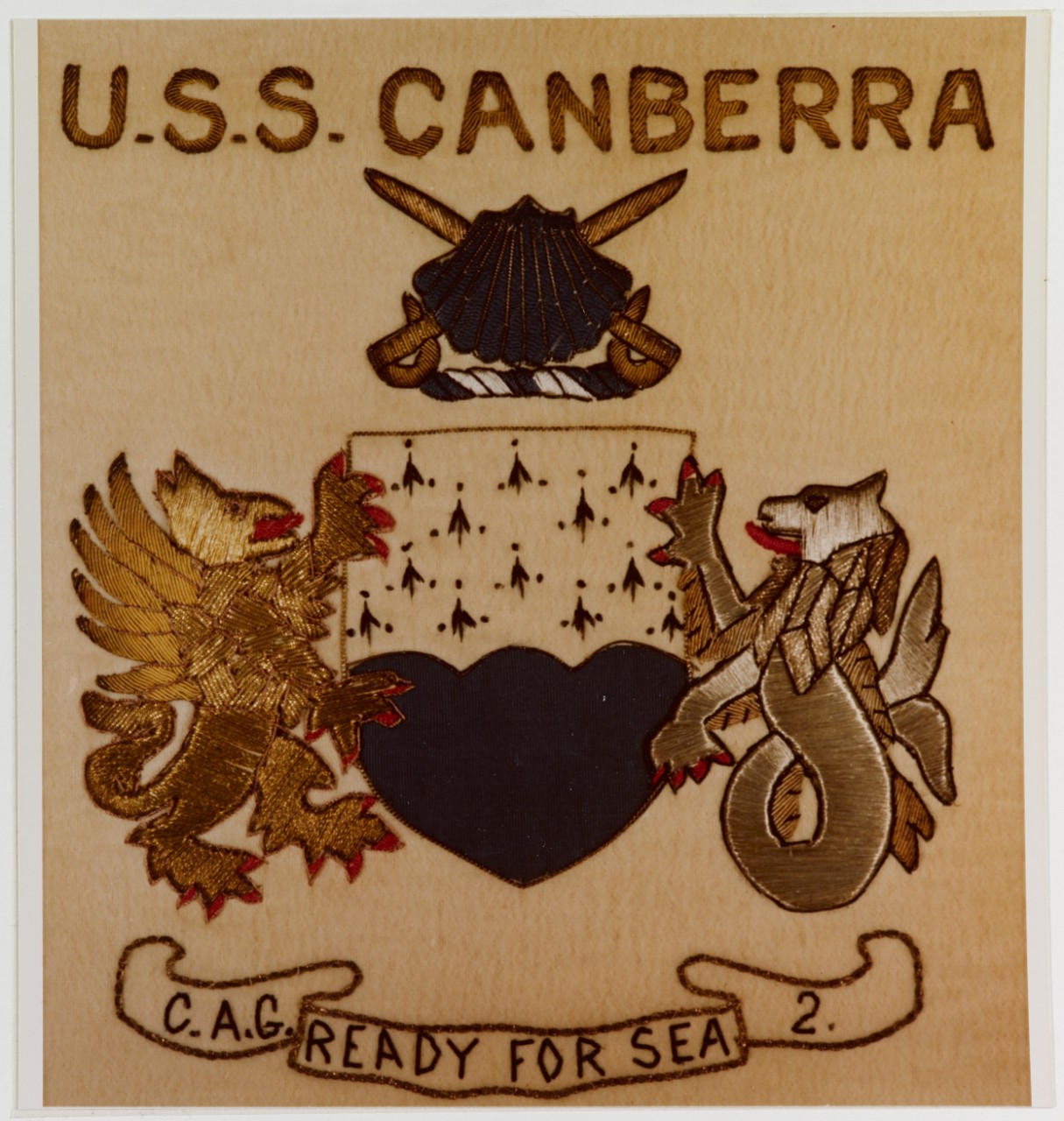 Photo #: NH 86172-KN Insignia: USS Canberra (CAG-2)