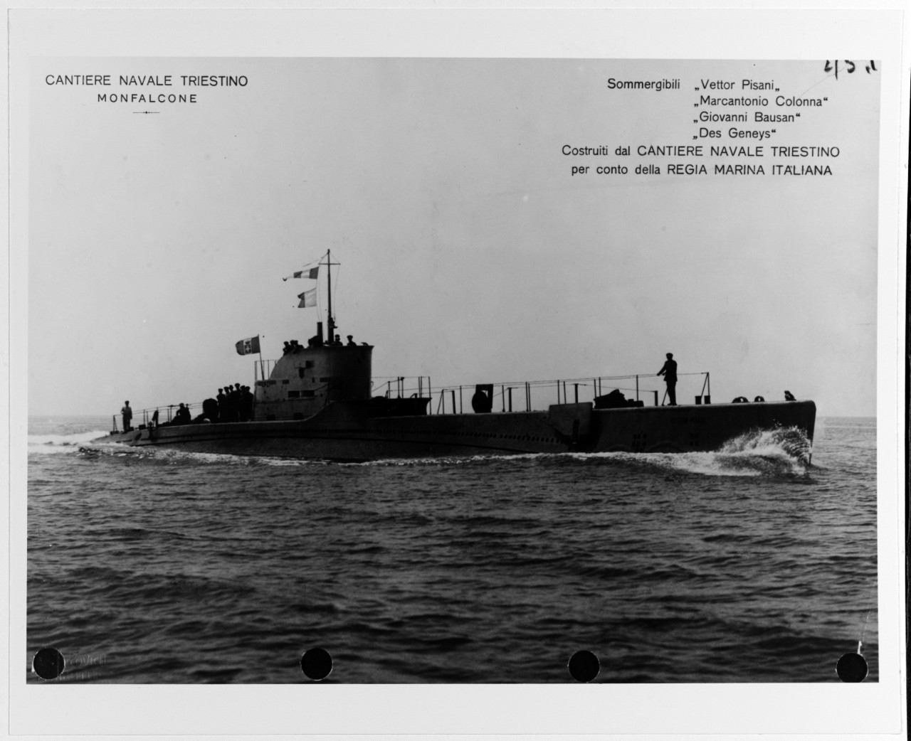 VETTOR PISANI (Italian submarine, 1927-1947)