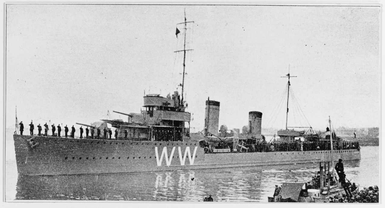 WITTE DE WITH (Dutch Destroyer, 1928-1942)