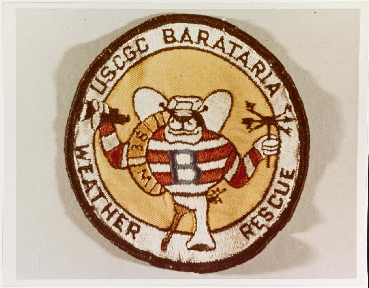 Insignia:  USCGC BARATARIA (WAVP-381)