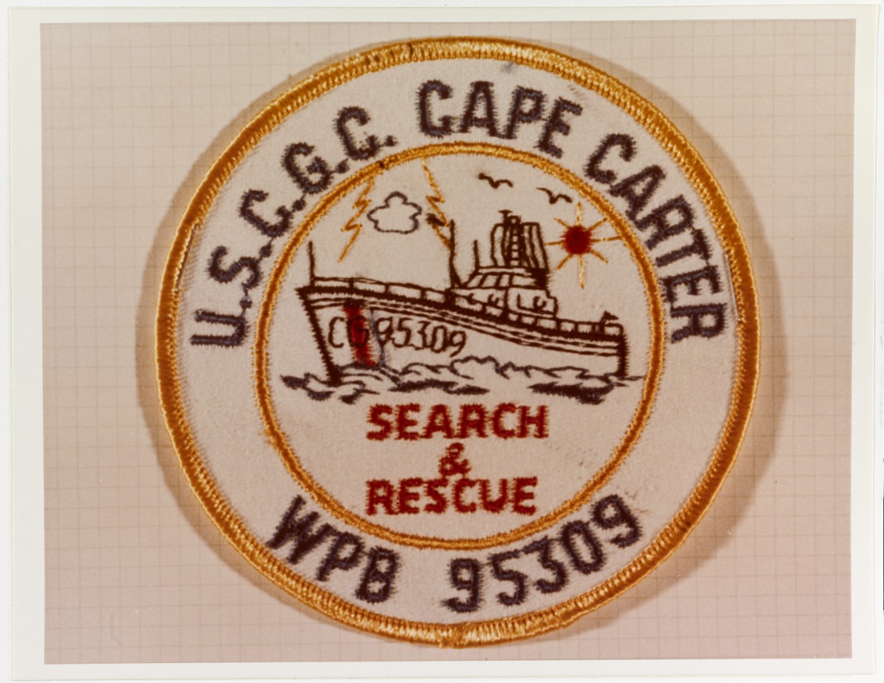 Insignia:  USCGC CAPE CARTER (WPB-95309)