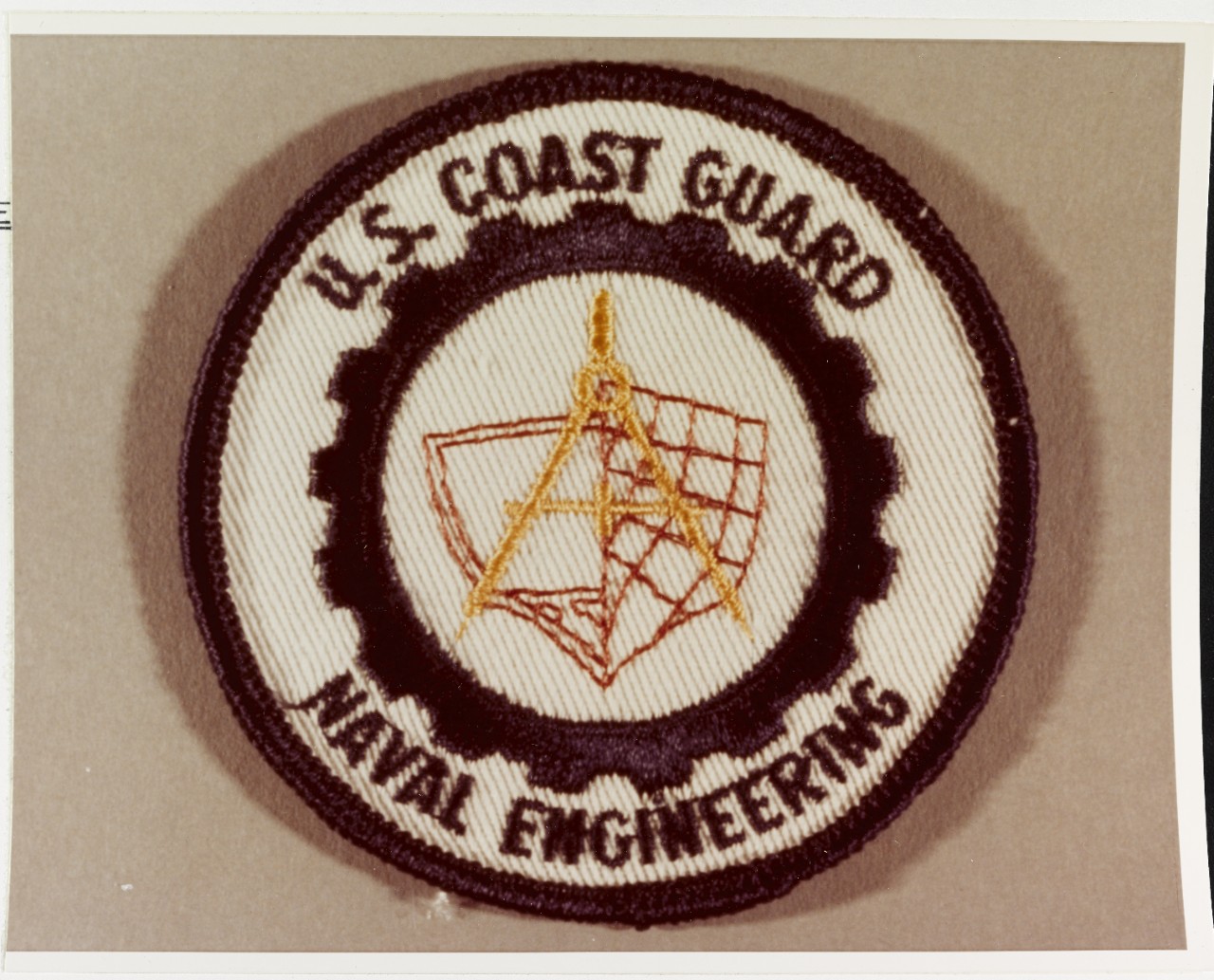 Insignia:  U.S. Coast Guard Naval Engineering Office, Coast Guard Headquarters, Washington, D.C.