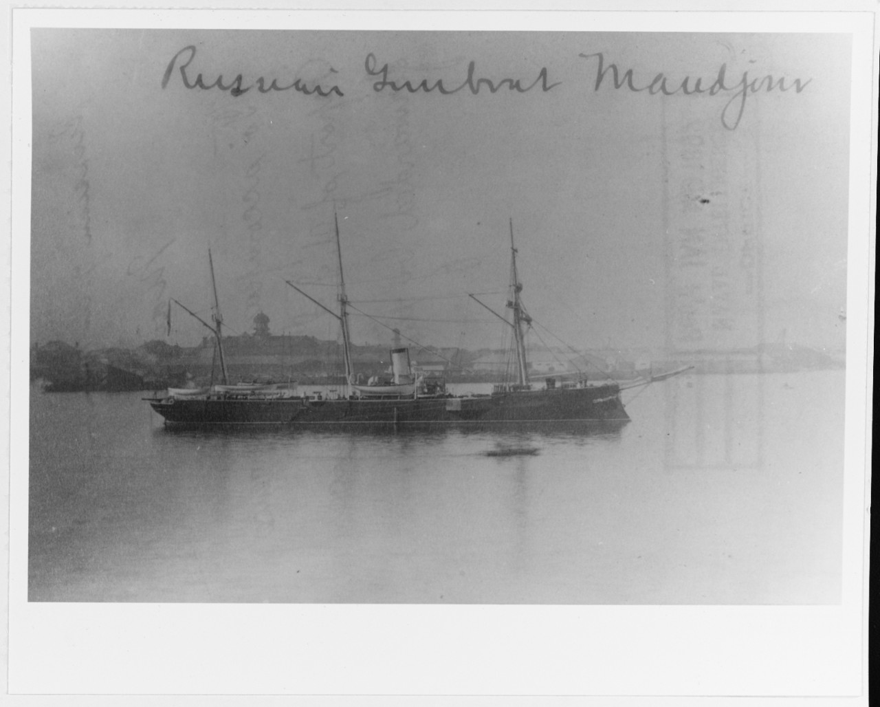 MANDJOUR (Russian gunboat, 1886-1922)