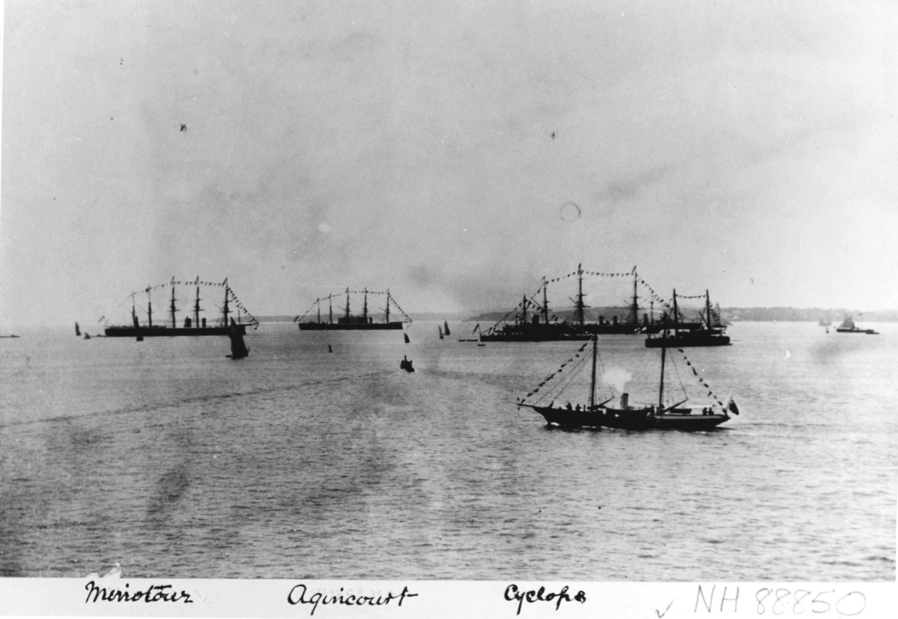 Photo #: NH 88850  &quot;Jubilee&quot; Fleet Review at Portsmouth, England, 23 July 1887