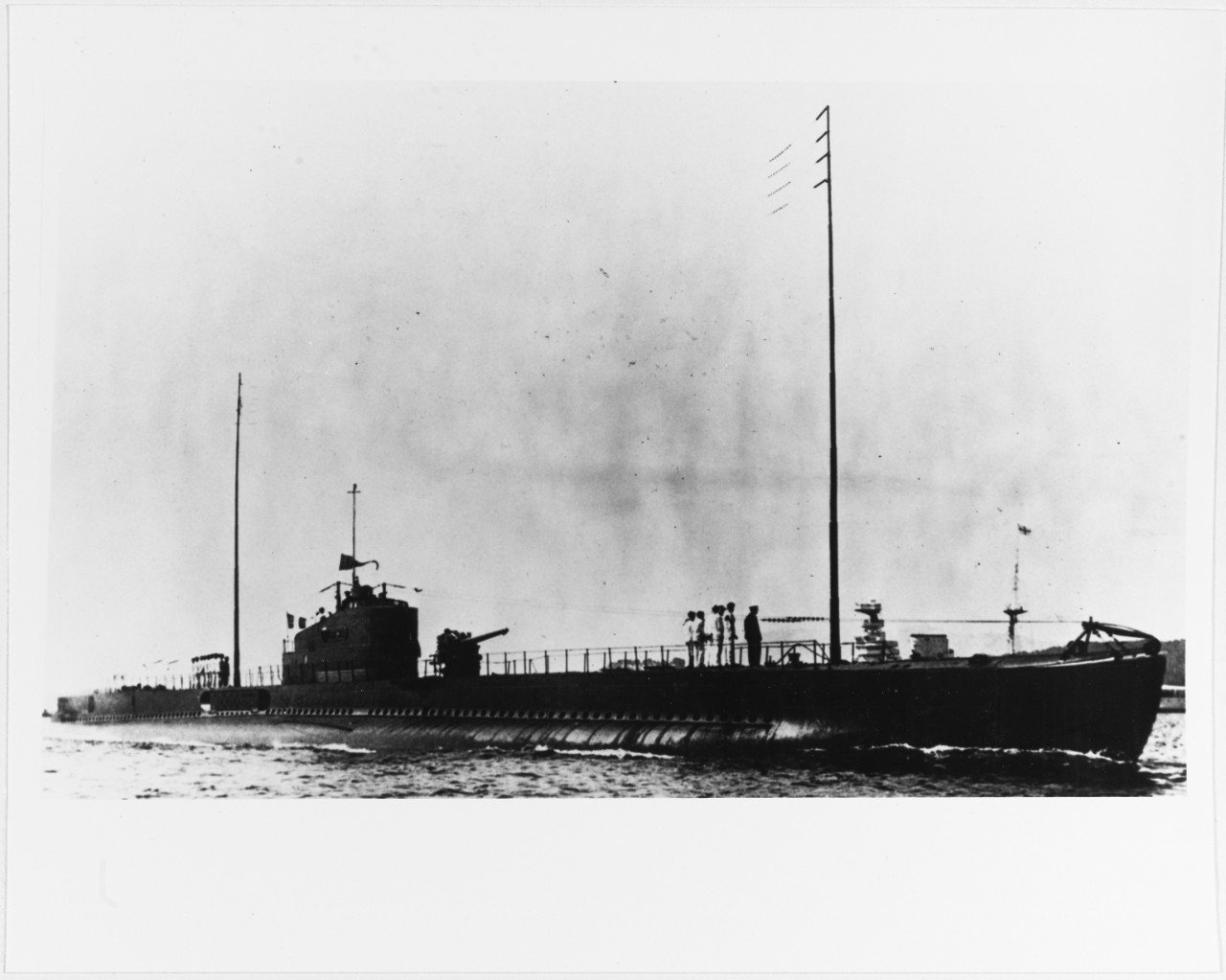 French "1500-ton" type submarine before World War II.