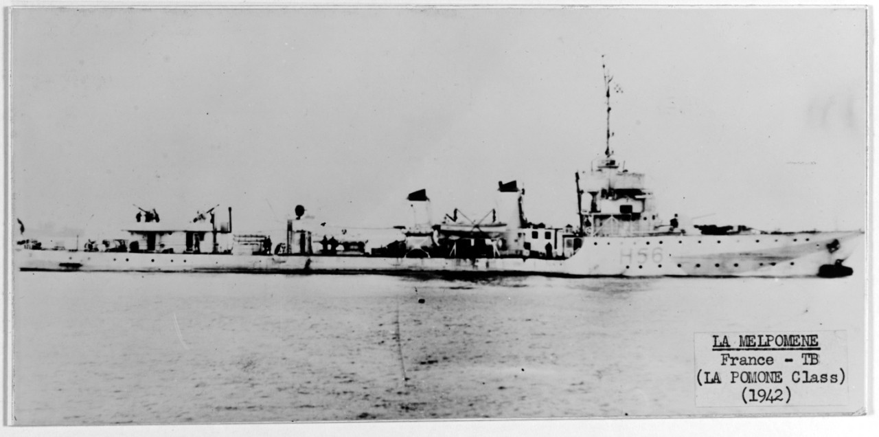 LA MELPOMENE (French Torpedo Boat, 1935-1950) 