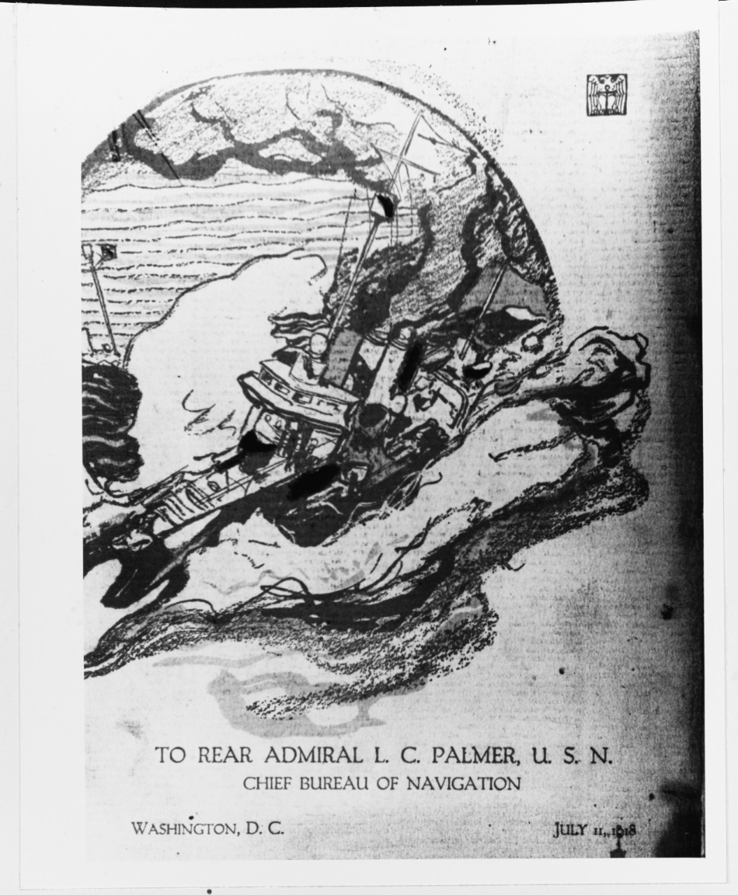 Rear Admiral Leigh C. Palmer, USN.