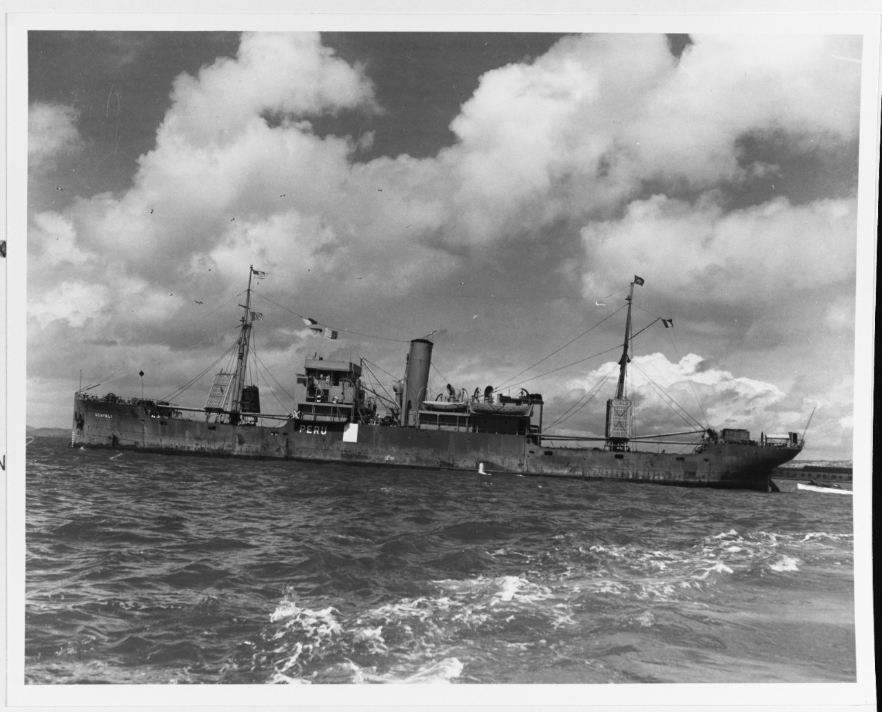 S.S. UCAYALI (Peruvian Merchant Cargo Ship, 1917-1962; under this name 1937-1960)