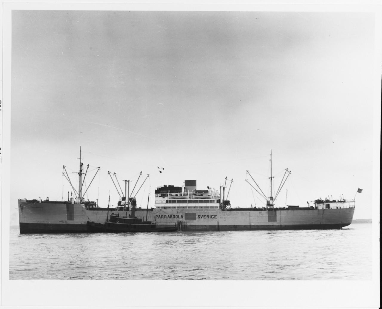 M.V. PARRAKOOLA (Swedish Merchant Freighter, 1928-1964)