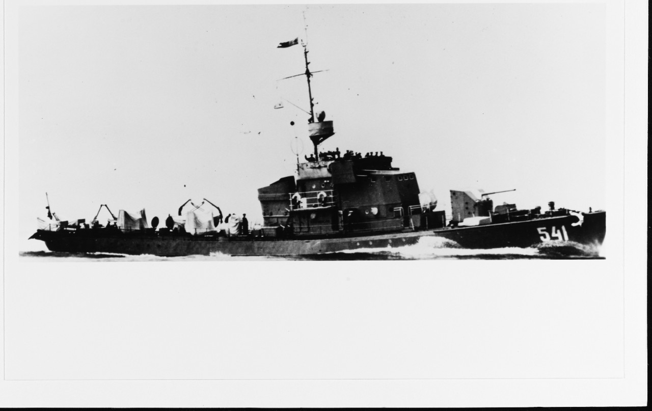 Soviet "KRONSTADT" class patrol vessel in 1954.