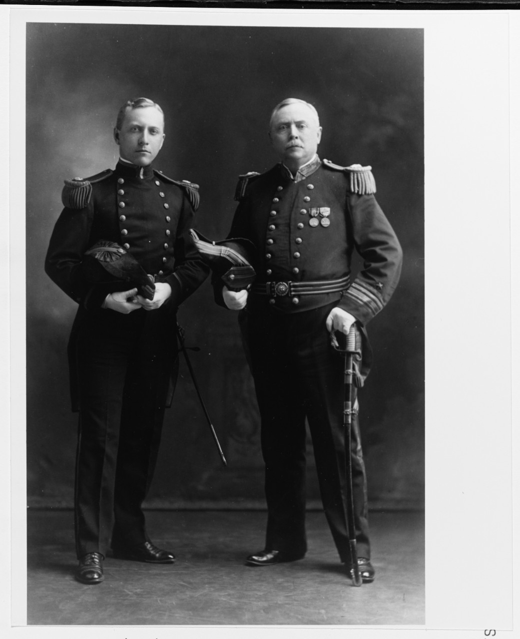 Ensign Royal Eason Ingersoll and Rear Admiral Royal Rodney Ingersoll