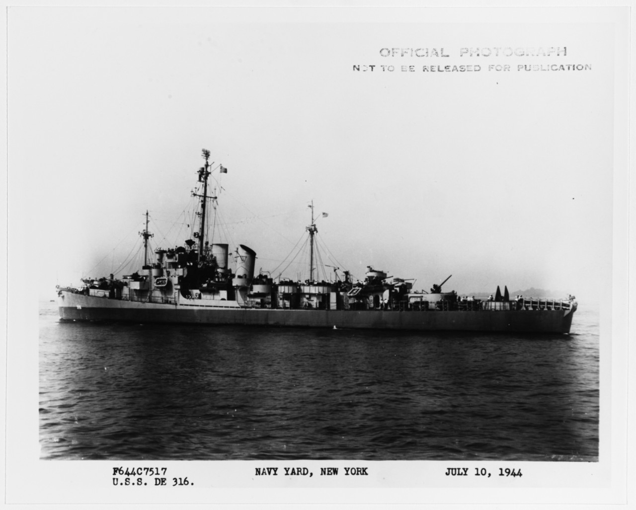 USS HARVESON (DE-316)