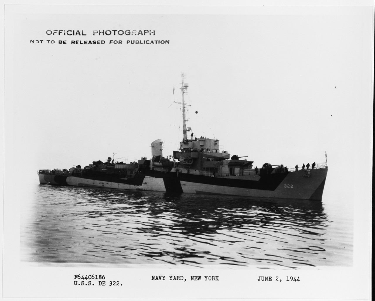 Photo #: NH 91568  USS Newell