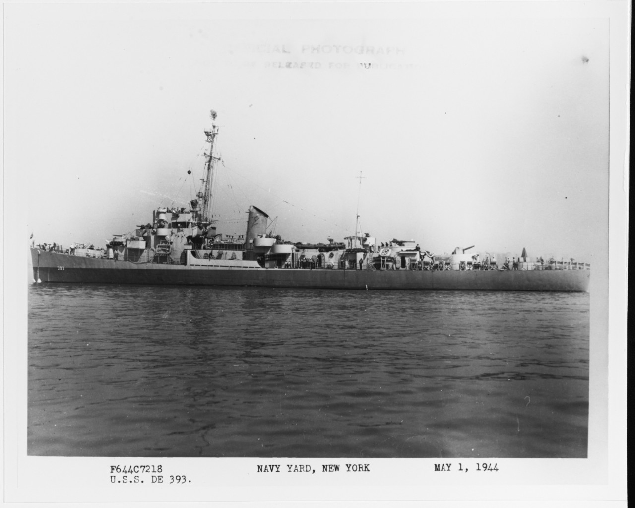 USS HAVERFIELD (DE-393)