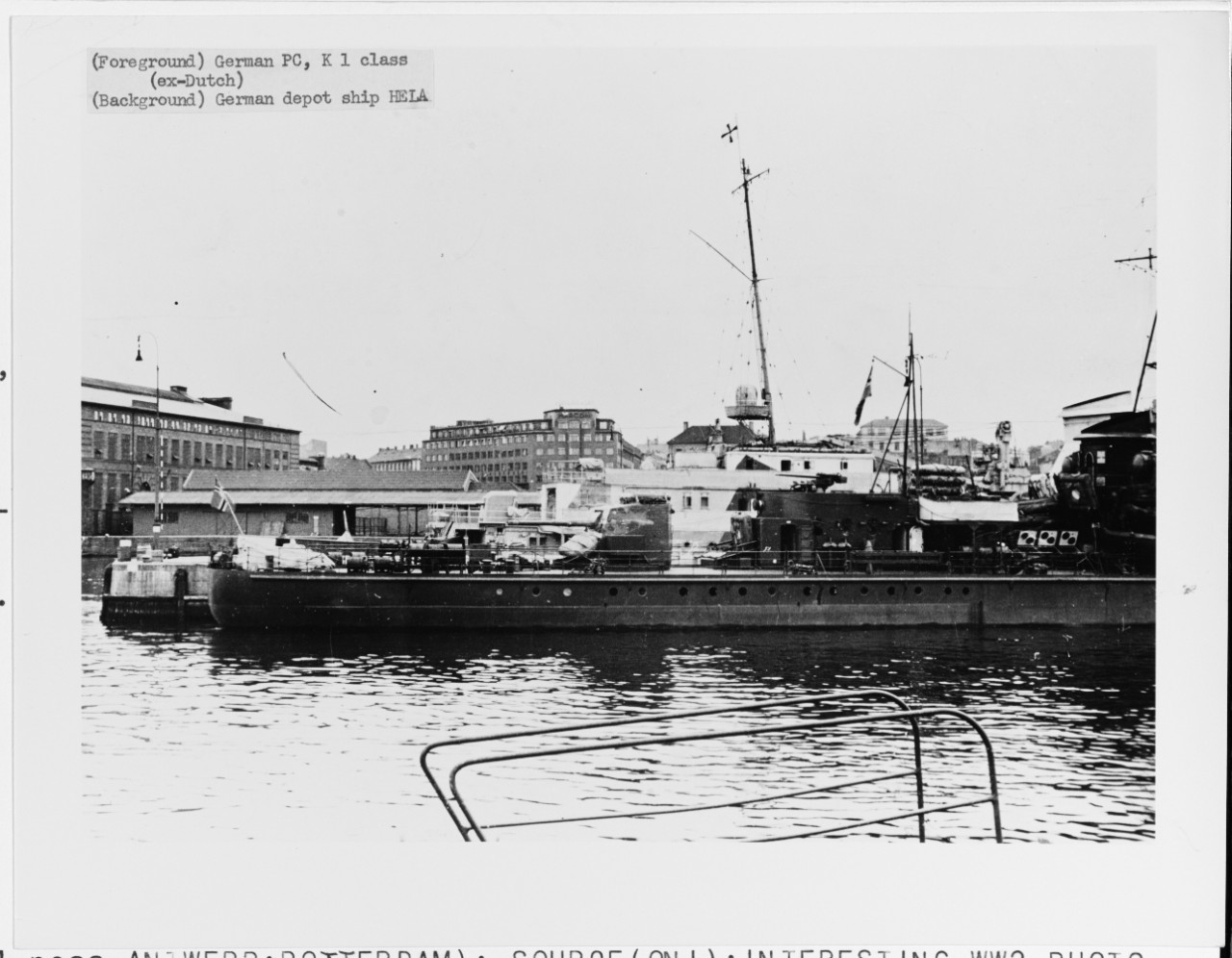 K-1 German Gunboat, 1940-45