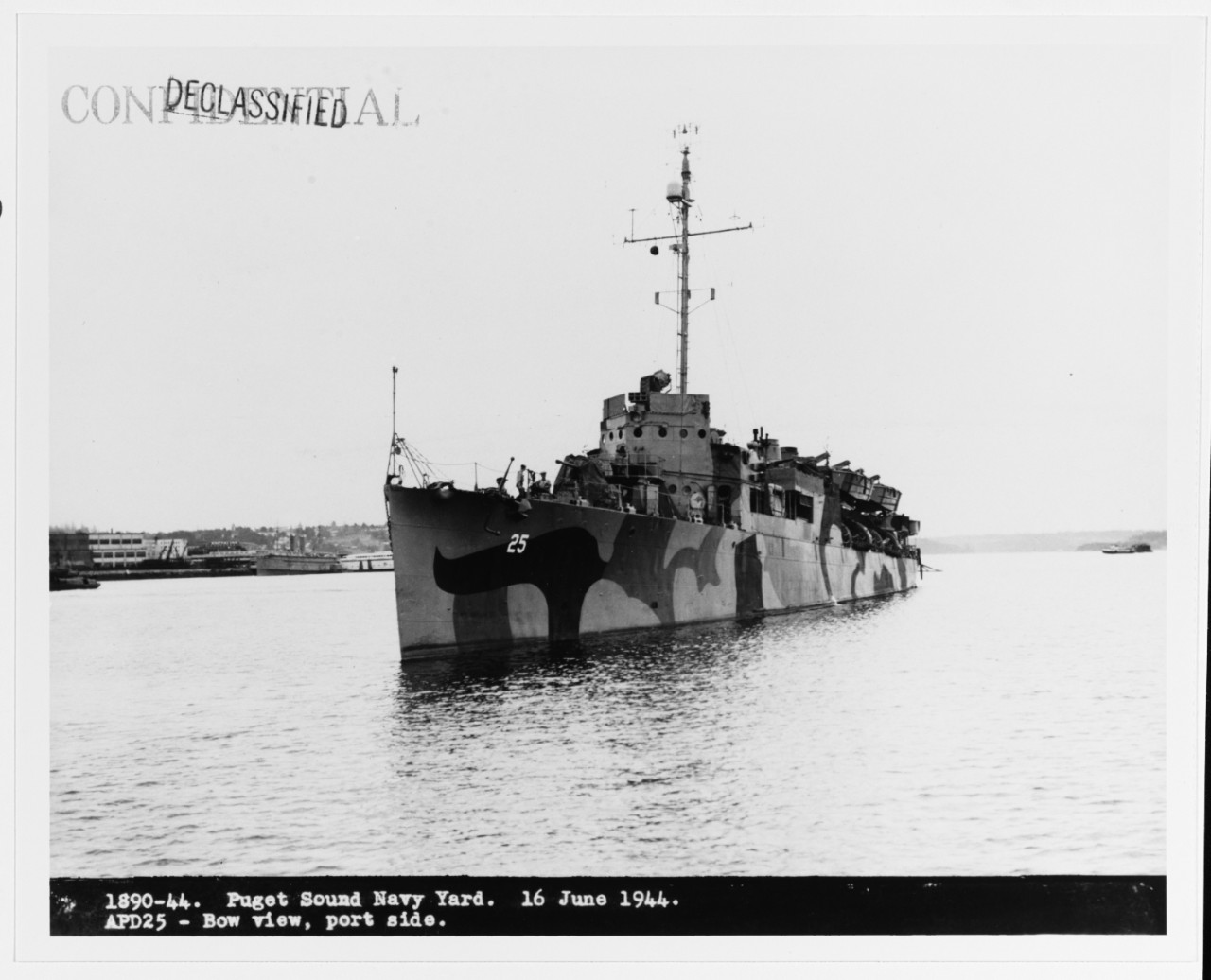 USS RATHBURNE (APD-25)
