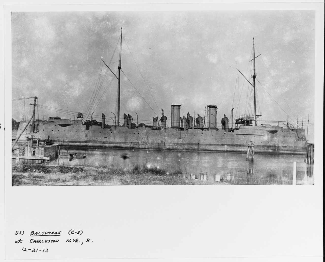 Photo #: NH 92523  USS Baltimore