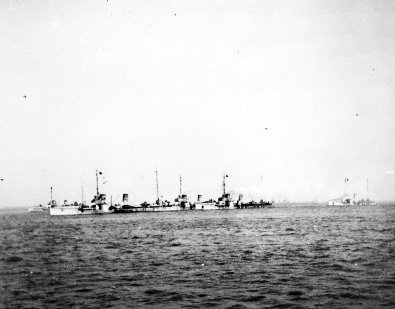German destroyers seen in about 1915-1916.