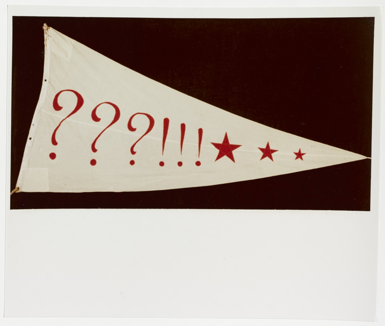 Photo #: NH 92737-KN &quot;What-the-Hell!&quot; pennant
