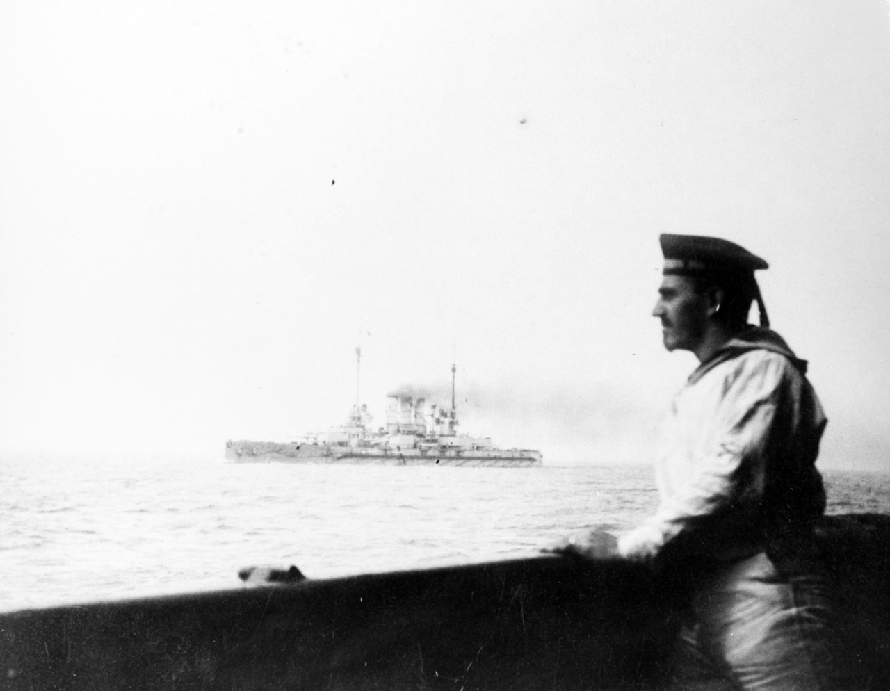German sailor aboard the fleet tender SEEADLER in about 1914-1916