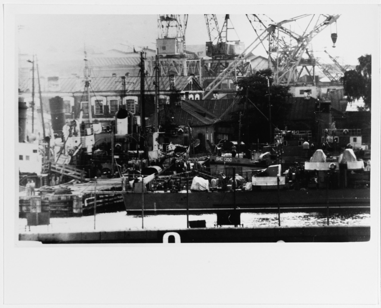 Soviet small naval craft in the Baltic in 1956