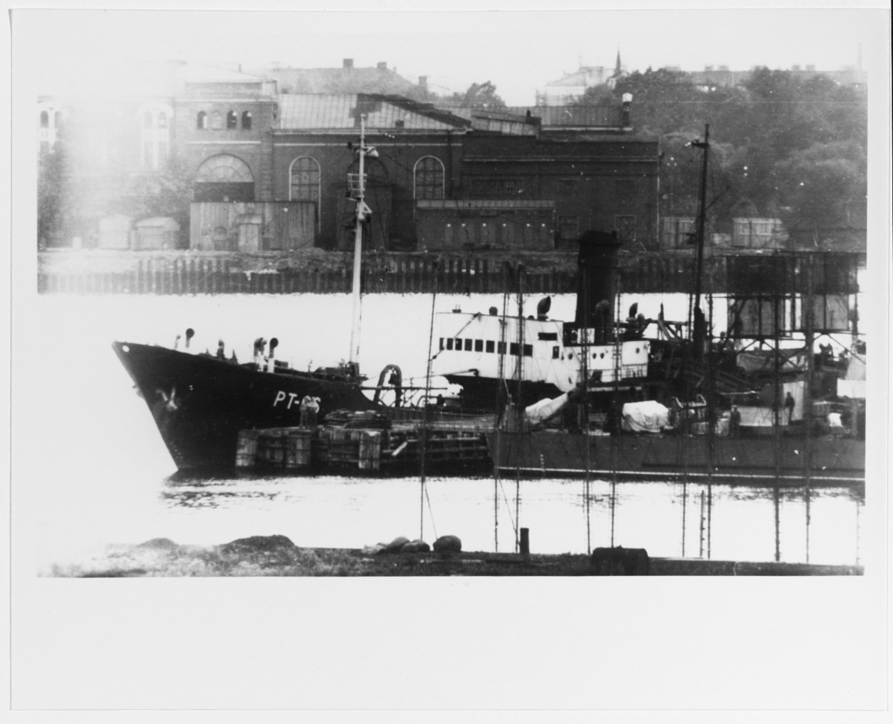 Soviet merchant trawler URAL in 1956.