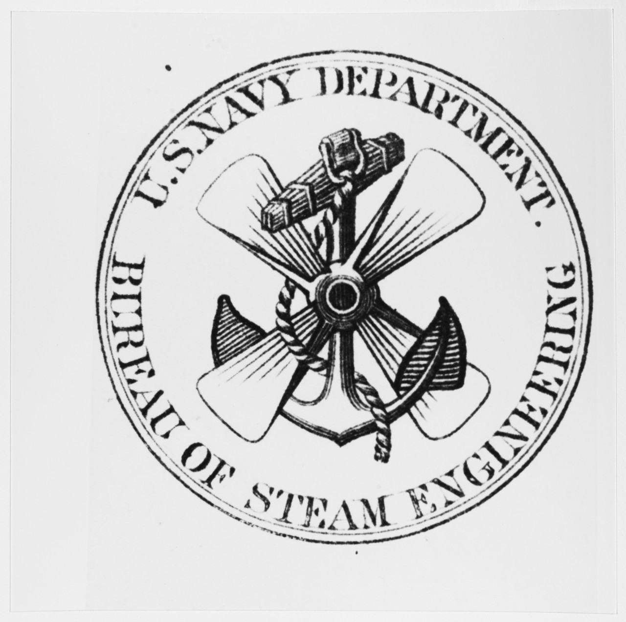 Insignia:  Bureau of Steam Engineering