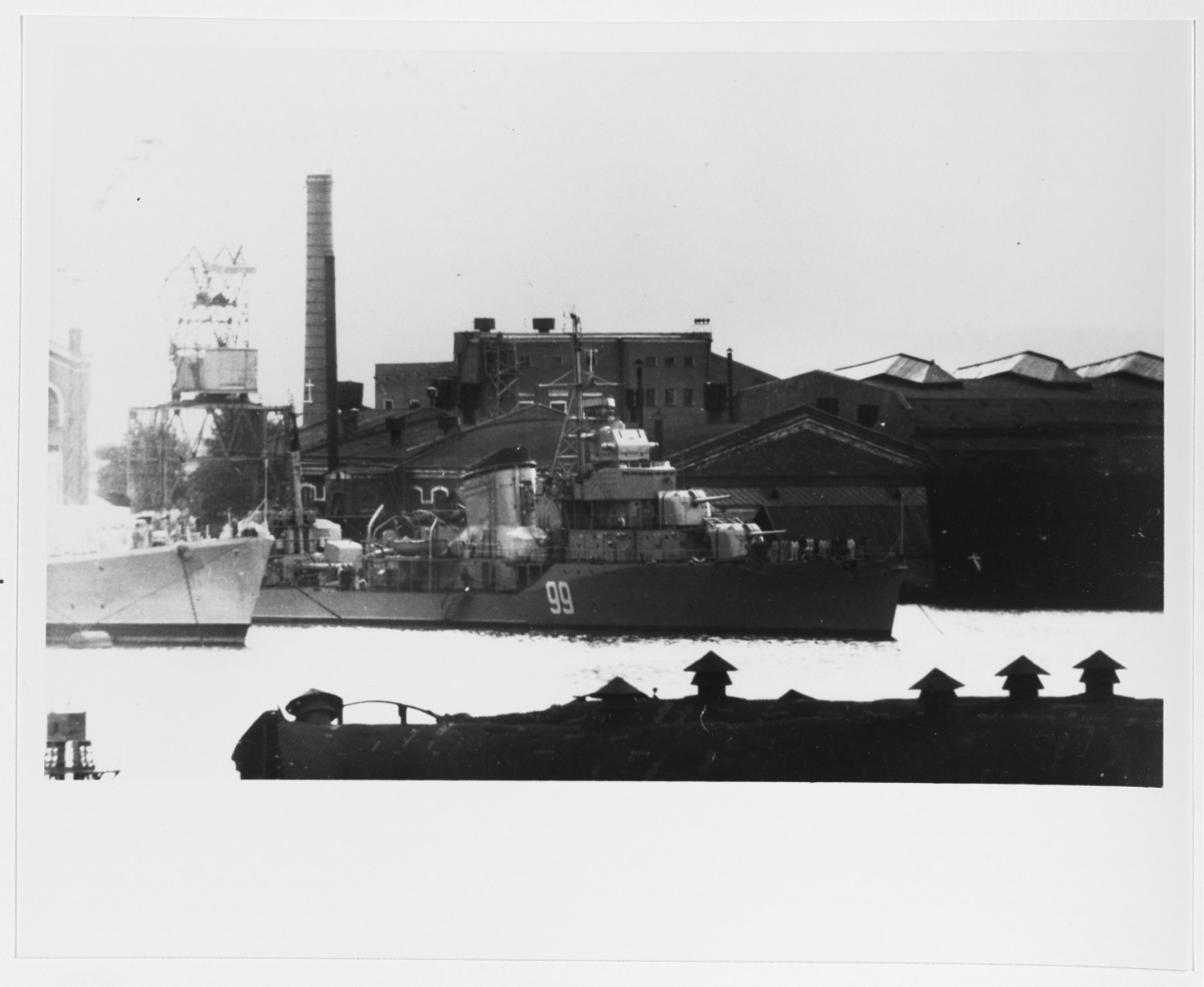 Soviet Gordyy class destroyer in the Baltic in 1956.