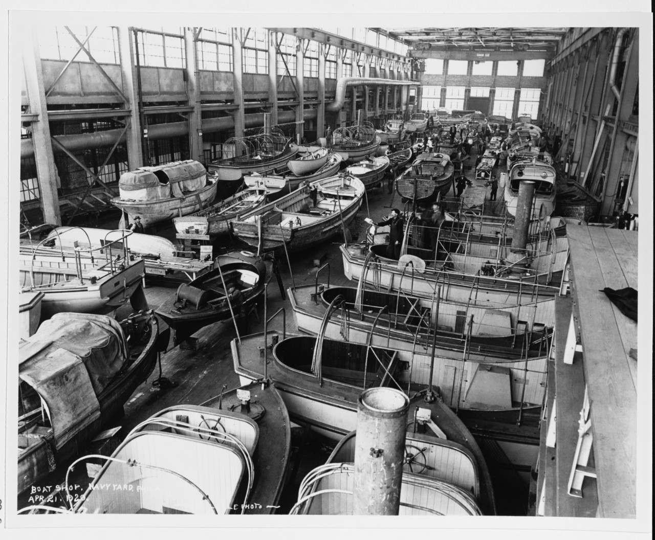 Boat shop, Philadelphia Navy Yard, Pennsylvania