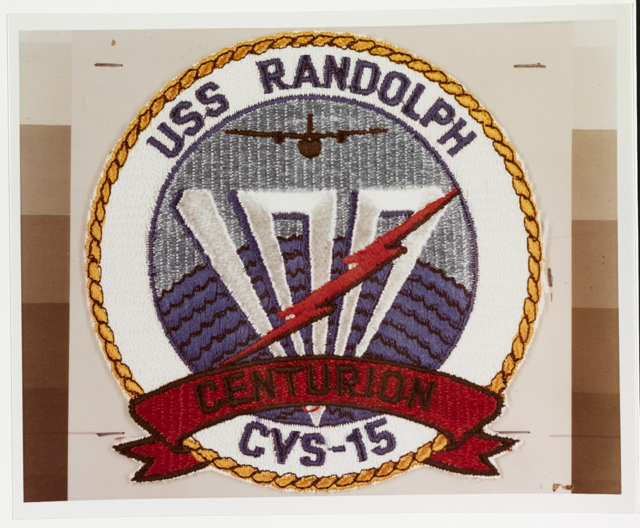 Insignia:  USS RANDOLPH (CVS-15)
