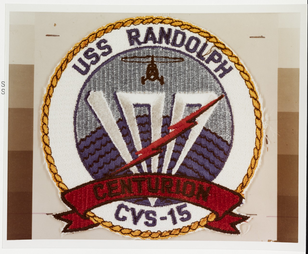 Insignia:  USS RANDOLPH (CVS-15)