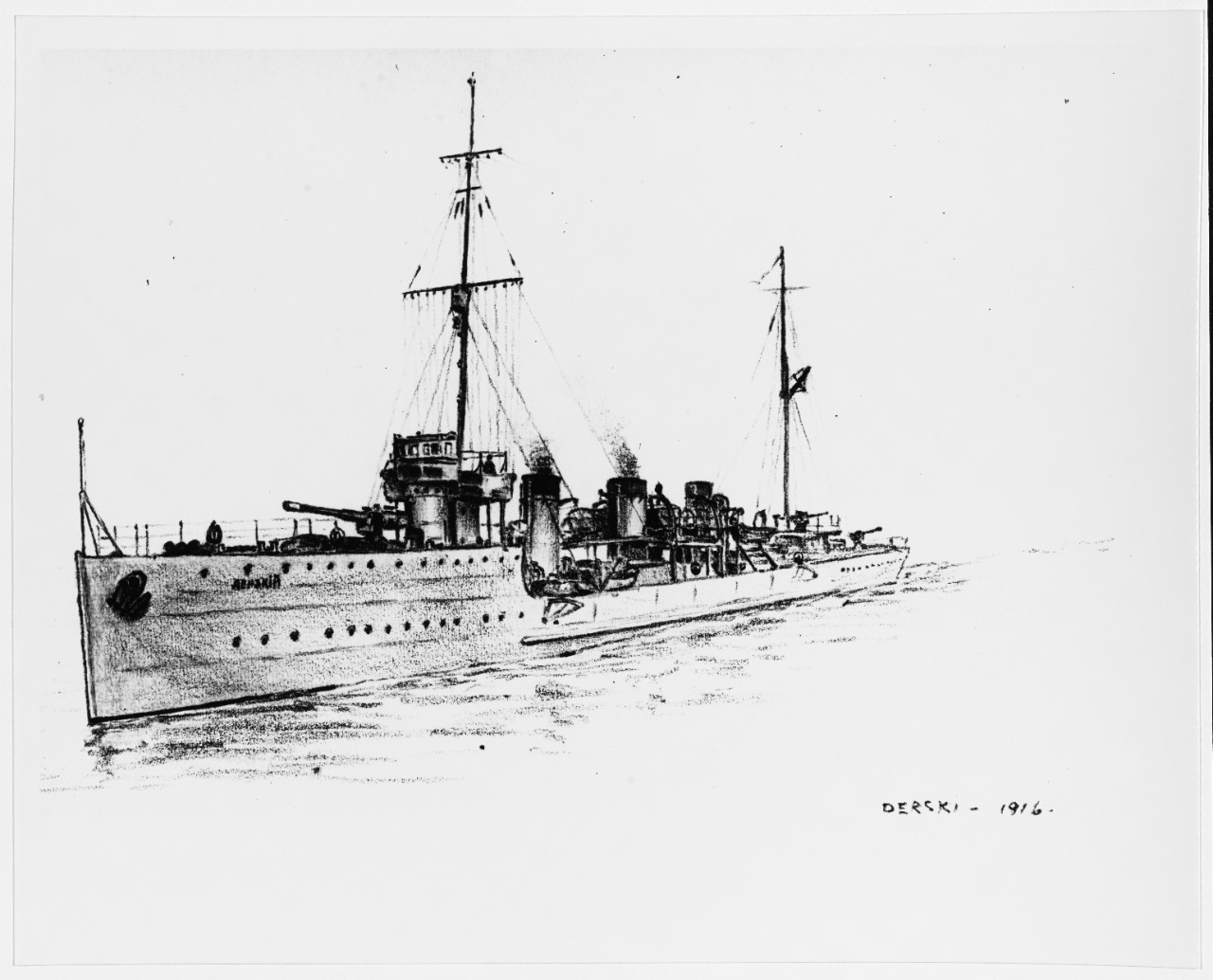 DERZKI (Russian Destroyer, 1914-33)