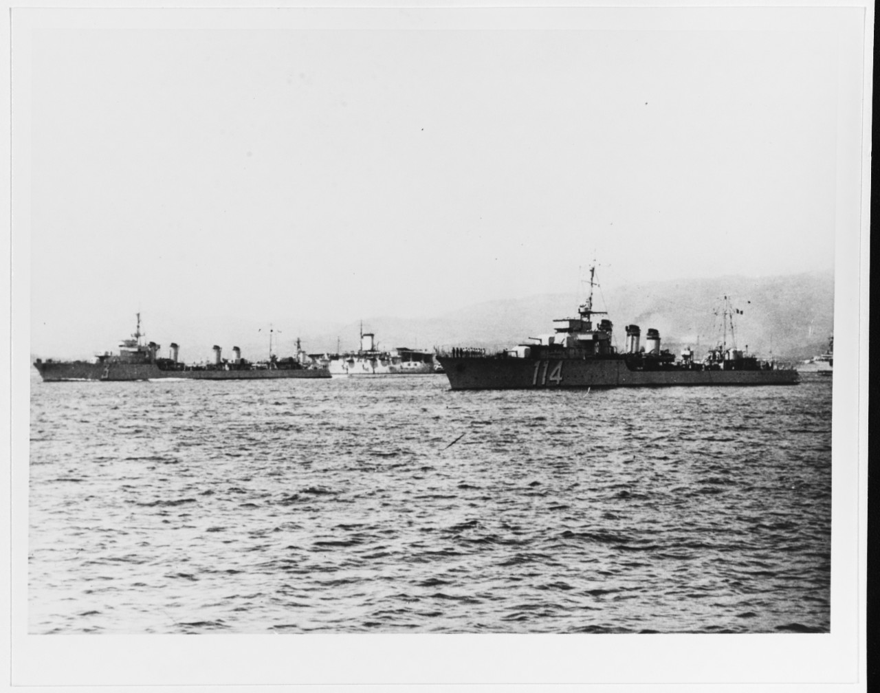 Photo #: NH 93321  French warships off Toulon