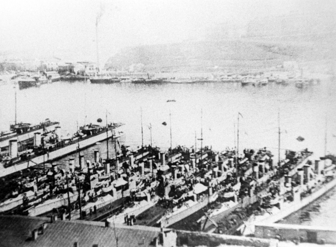 Russian Destroyers at Sevastopol in 1915