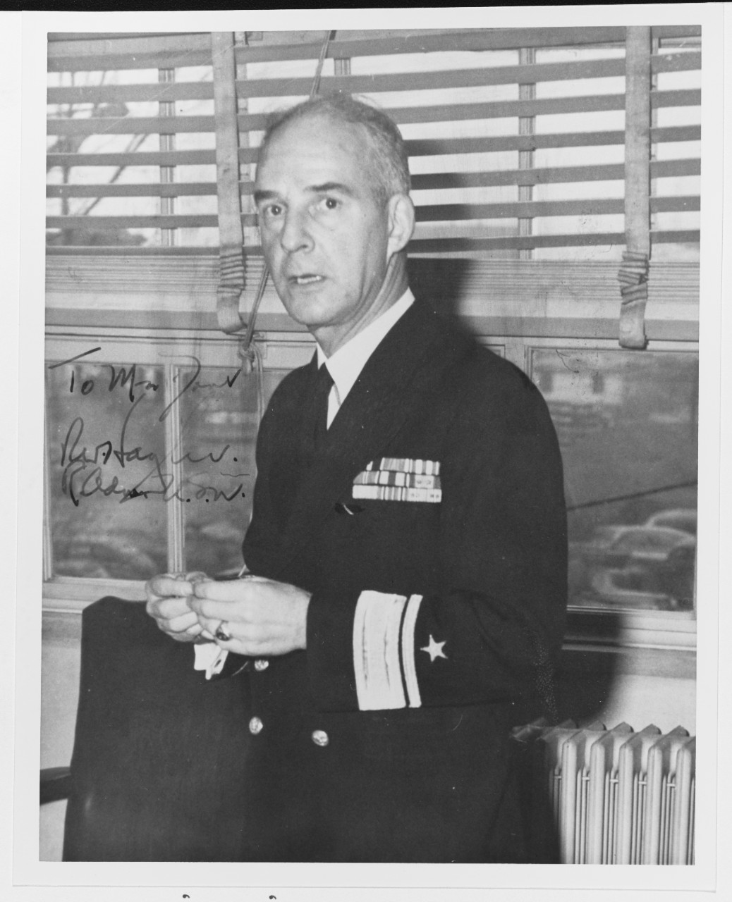 Rear Admiral Robert W. Hayler, USN