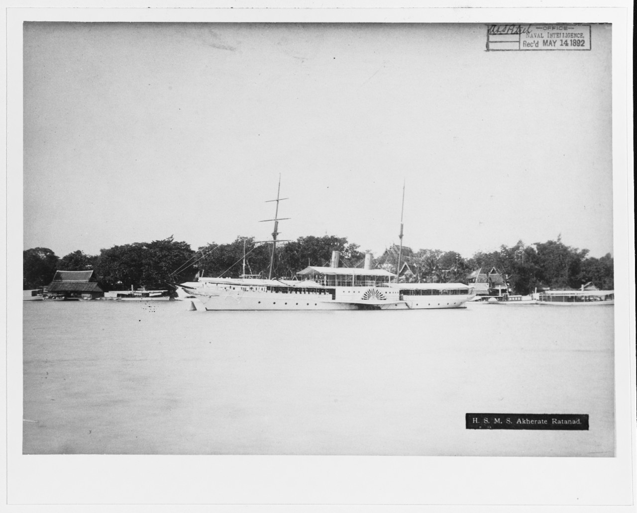 AKHERATE RATANAD (Thai Royal Yacht 1875.)