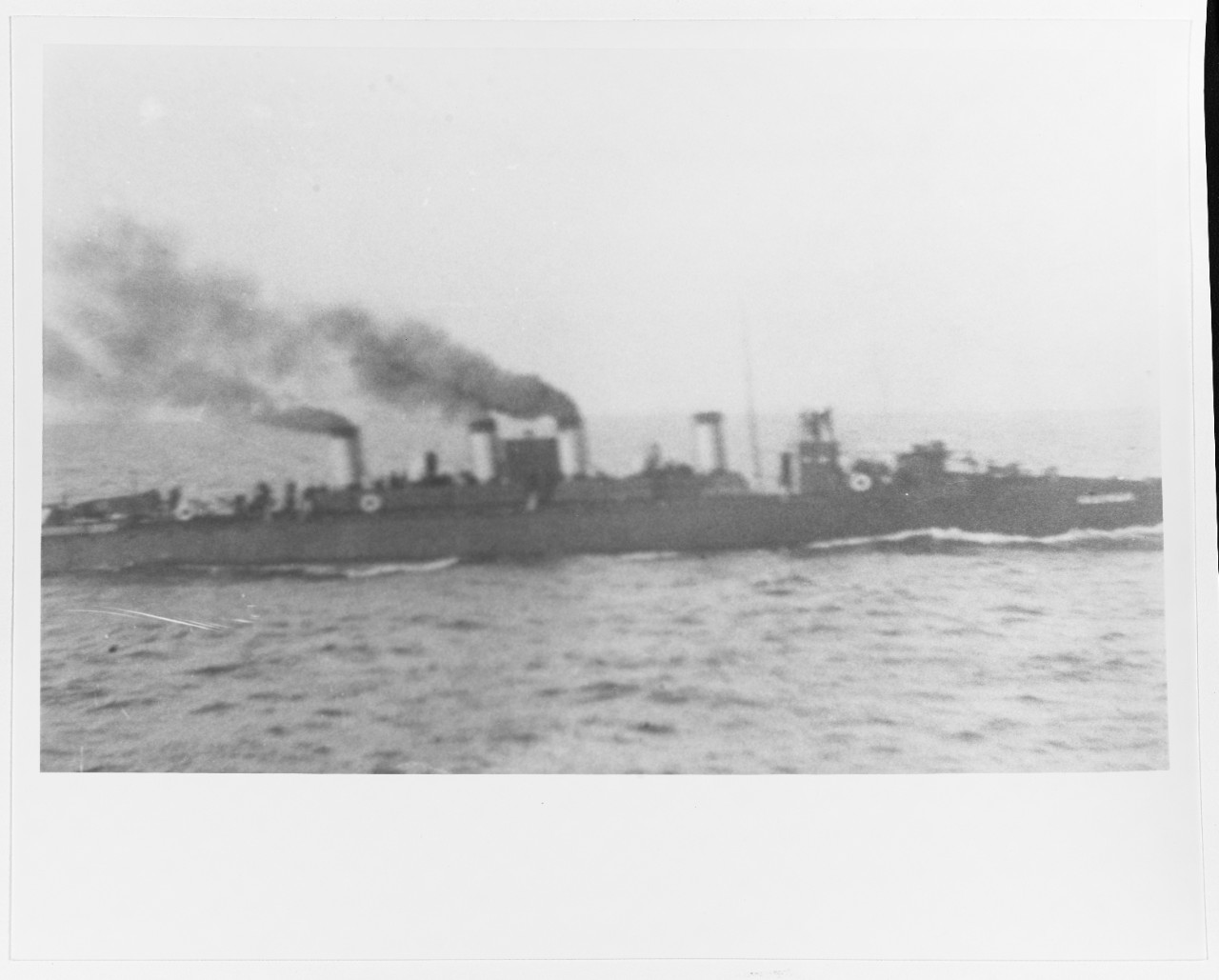 Russian Destroyer on Sea Trials in ca. 1902