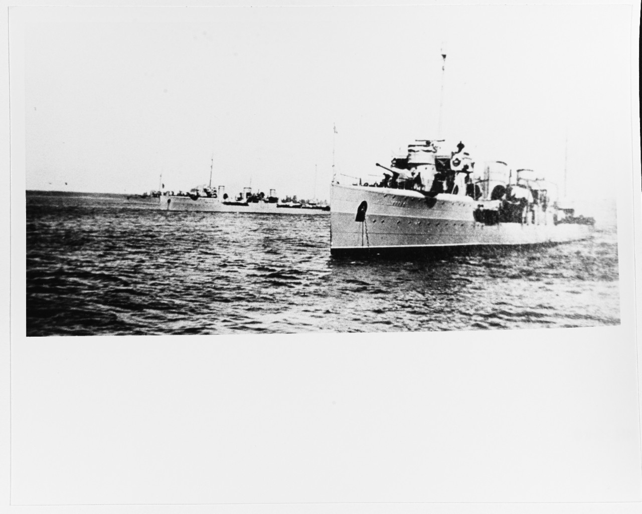 Russian Destroyers of the "Improved Novik" Type in 1916.
