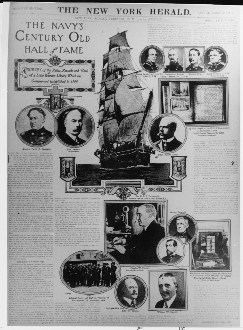 The Navy's Century Old Hall of Fame