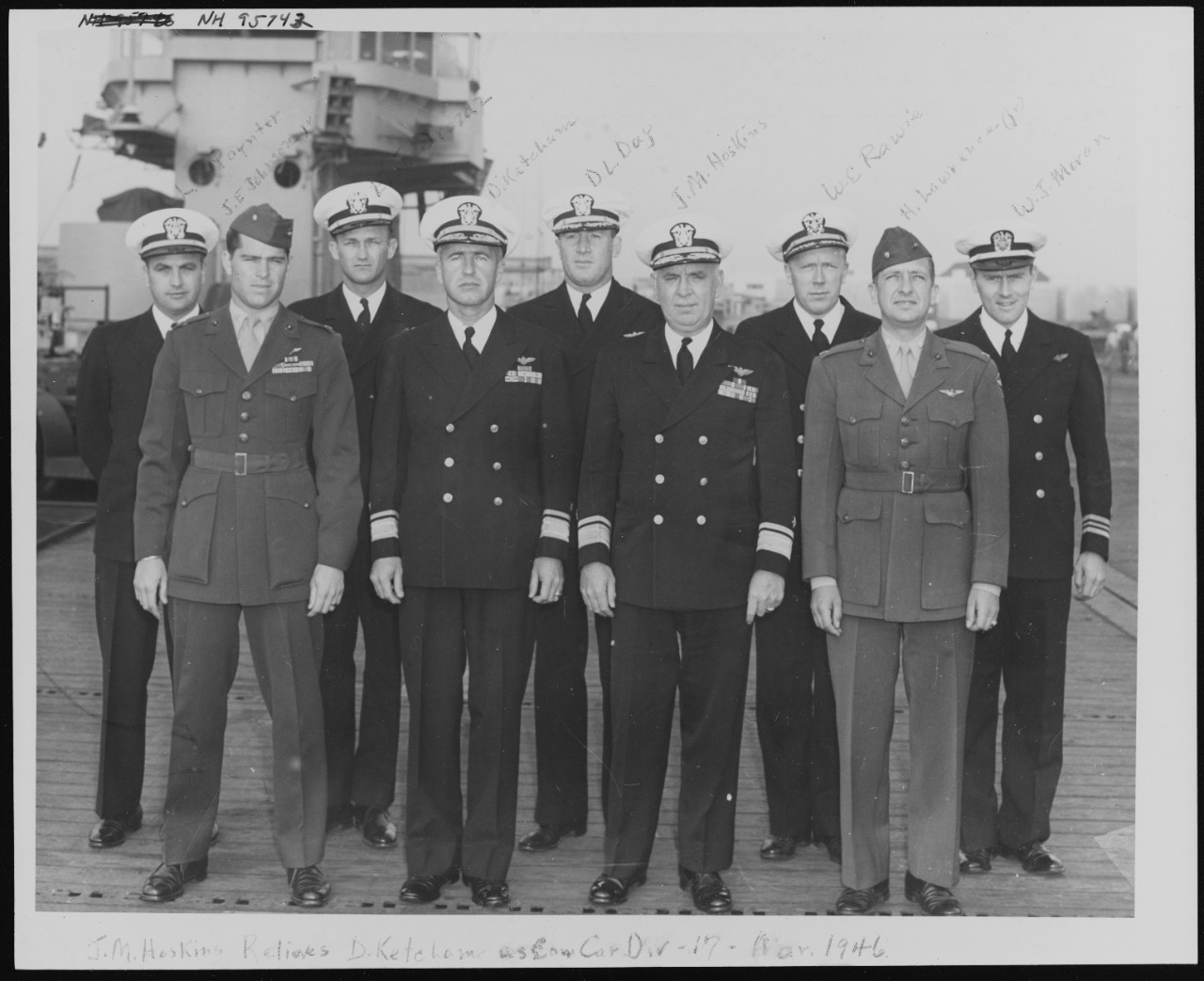 Photo #: NH 95743  Commander Carrier Division Seventeen