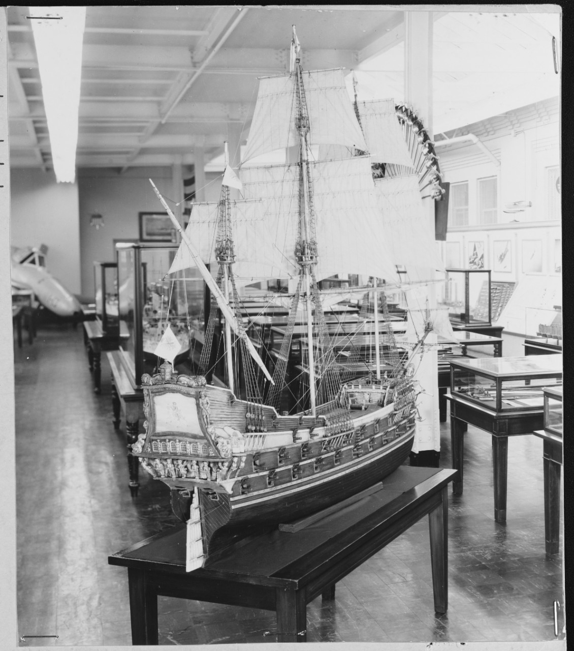 Warship of about 54 guns, circa early 18th century