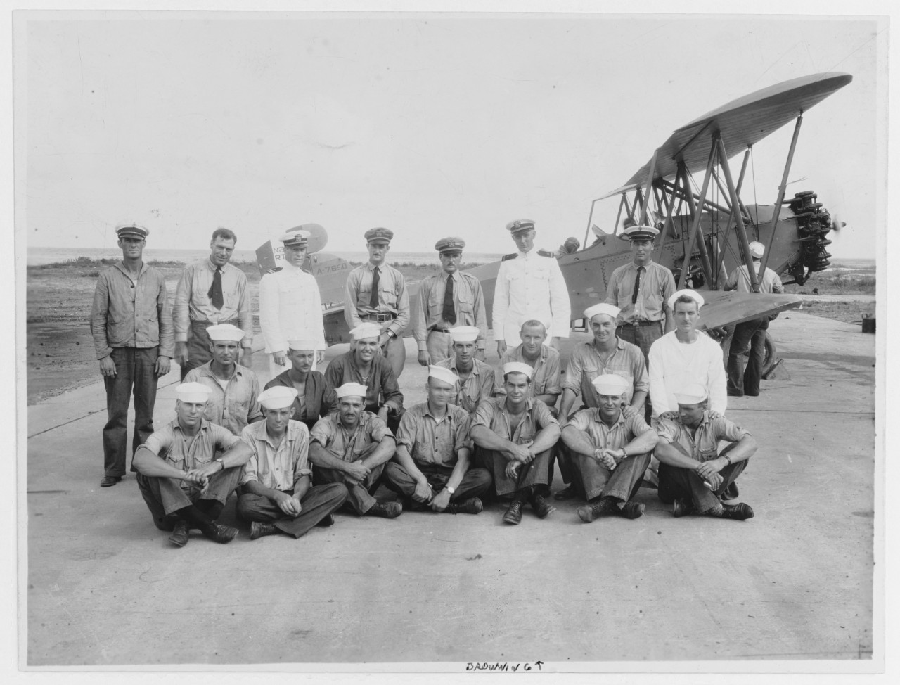 Flight training at NAS Pensacola, Florida, circa 1928.