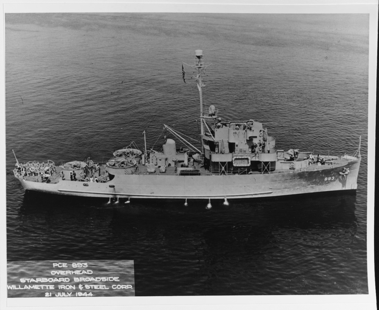 Photo #: NH 96487  USS PCE-893