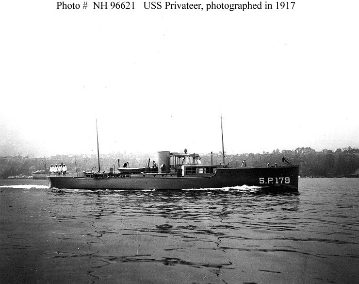Photo #: NH 96621  USS Privateer (SP-179)