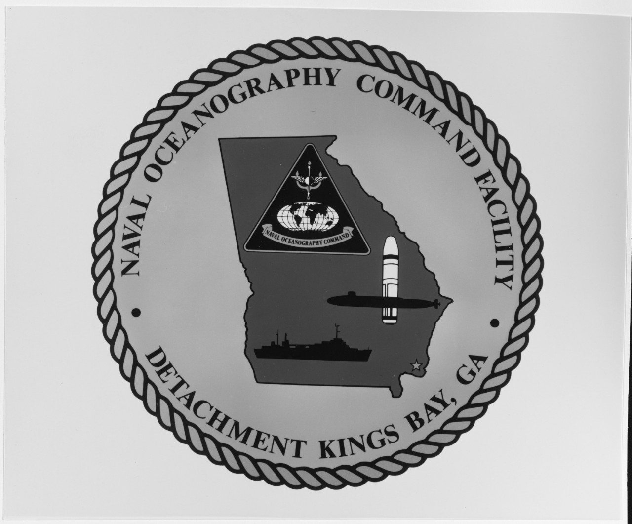Insignia:  Naval Oceanography Command Detachment, Kings Bay, Georgia