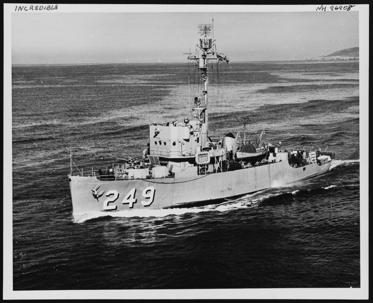 Photo #: NH 96908  USS Incredible (AM-249)