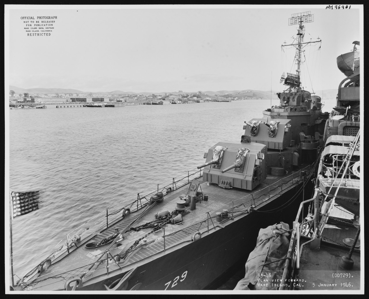 Photo #: NH 96961  USS Lyman K. Swenson (DD-729)