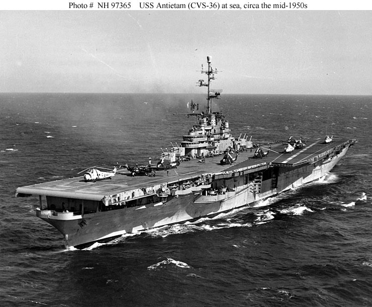 Photo #: NH 97365  USS Antietam (CVS-36)