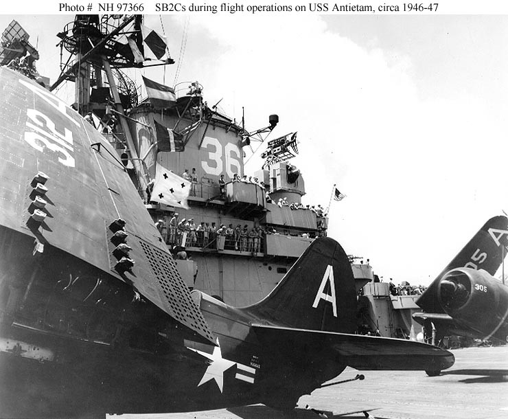 Photo #: NH 97366  USS Antietam (CV-36)