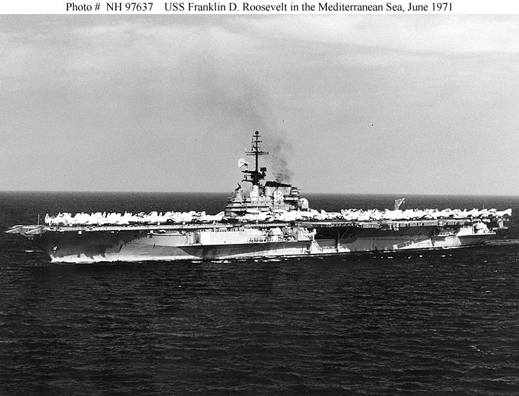 Photo #: NH 97637  USS Franklin D. Roosevelt (CVA-42)